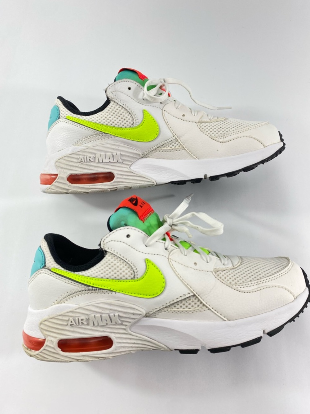 Nike Air Max Excee White Volt Ru Shoes CW5606-100 Women’s Size:7.5 US